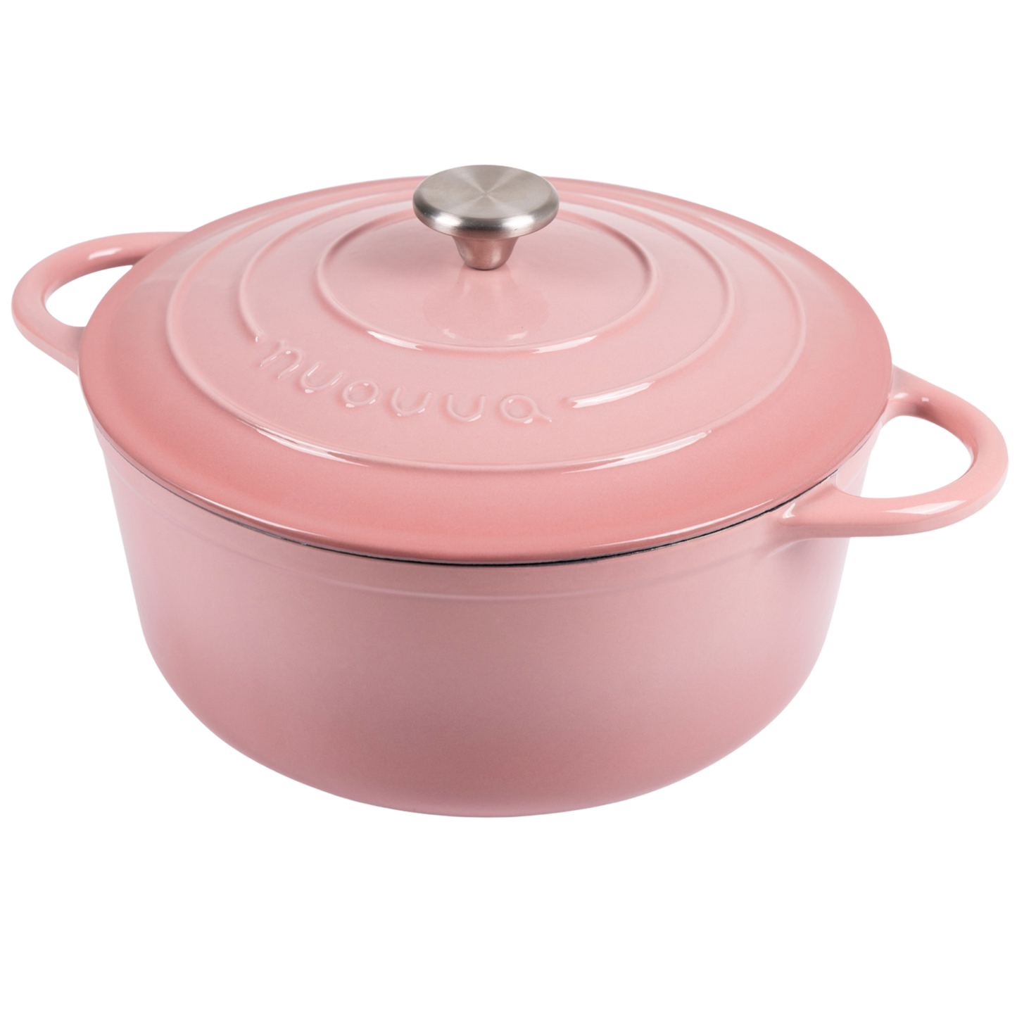Enamelled Cast Iron Dutch Oven Casserole Pot (22cm, 24cm, 28cm & 30cm), Nuovva