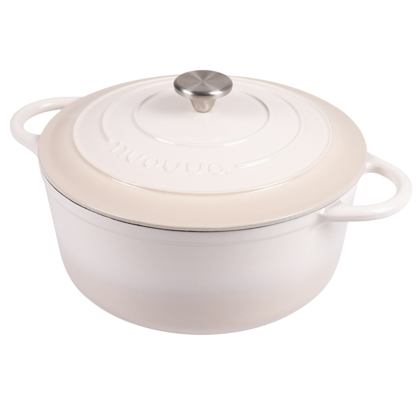 Enamelled Cast Iron Dutch Oven Casserole Pot (22cm, 24cm, 28cm & 30cm), Nuovva