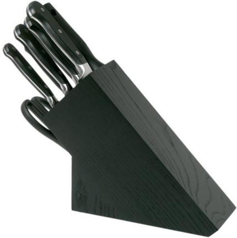 Wüsthof Classic Knife Block -  7 PC Set - Black Ash