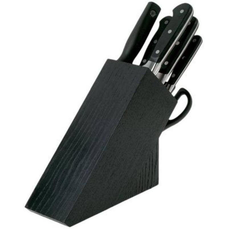 Wüsthof Classic Knife Block -  7 PC Set - Black Ash