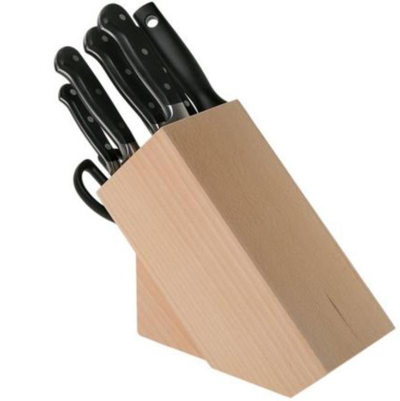 Wüsthof Classic 9-Piece Knife Set Block - Beech