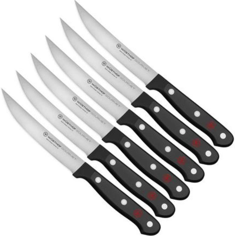 Wüsthof Gourmet 6-Piece Steak Knife Set - 12cm (WU9728)