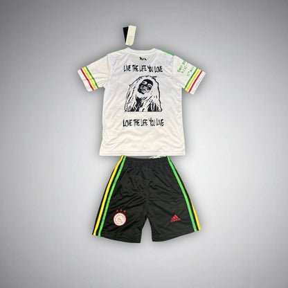 AjaxBob Marley White kids jersey