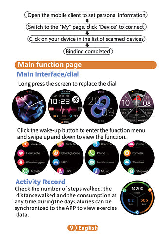 Essantials | One-Click Blood Sugar|Blood Glucose Blood Pressure ECG|ECG HRV Heart Rate Monitor Health Smart Watch