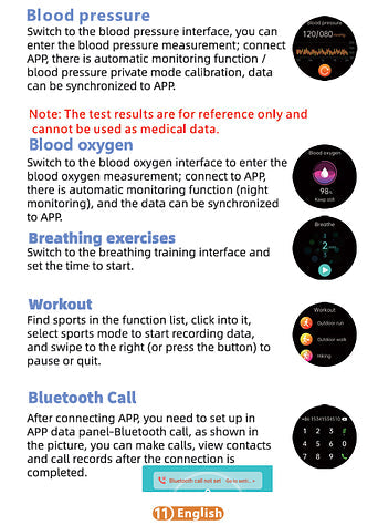 Essantials | One-Click Blood Sugar|Blood Glucose Blood Pressure ECG|ECG HRV Heart Rate Monitor Health Smart Watch