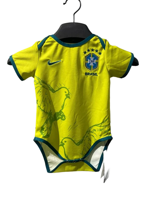 Brasiliansk babyfodboldtrøje