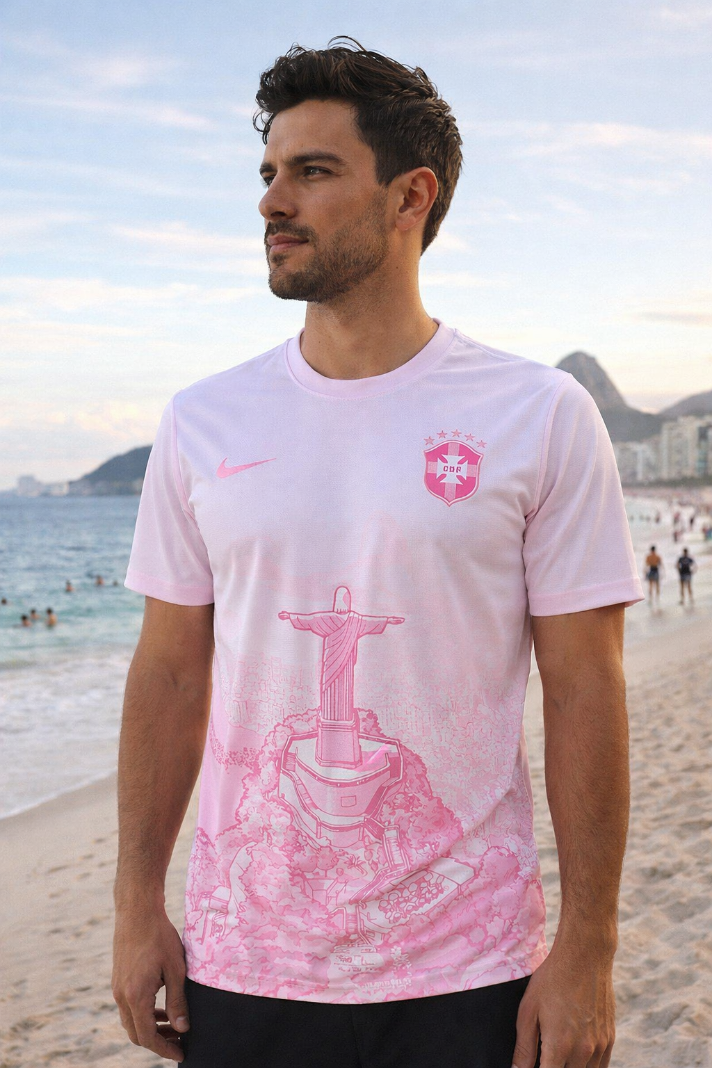 Brazil Jesus Christ Pink Jersey Special Edition 2026