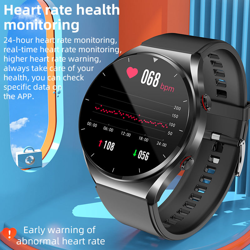 Essantials | One-Click Blood Sugar|Blood Glucose Blood Pressure ECG|ECG HRV Heart Rate Monitor Health Smart Watch