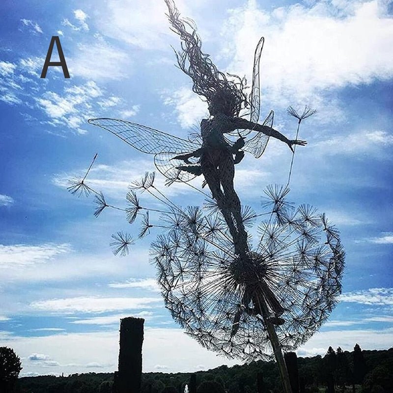 Essantials | Dancing Fairy Statue Steel - FairyDancer™