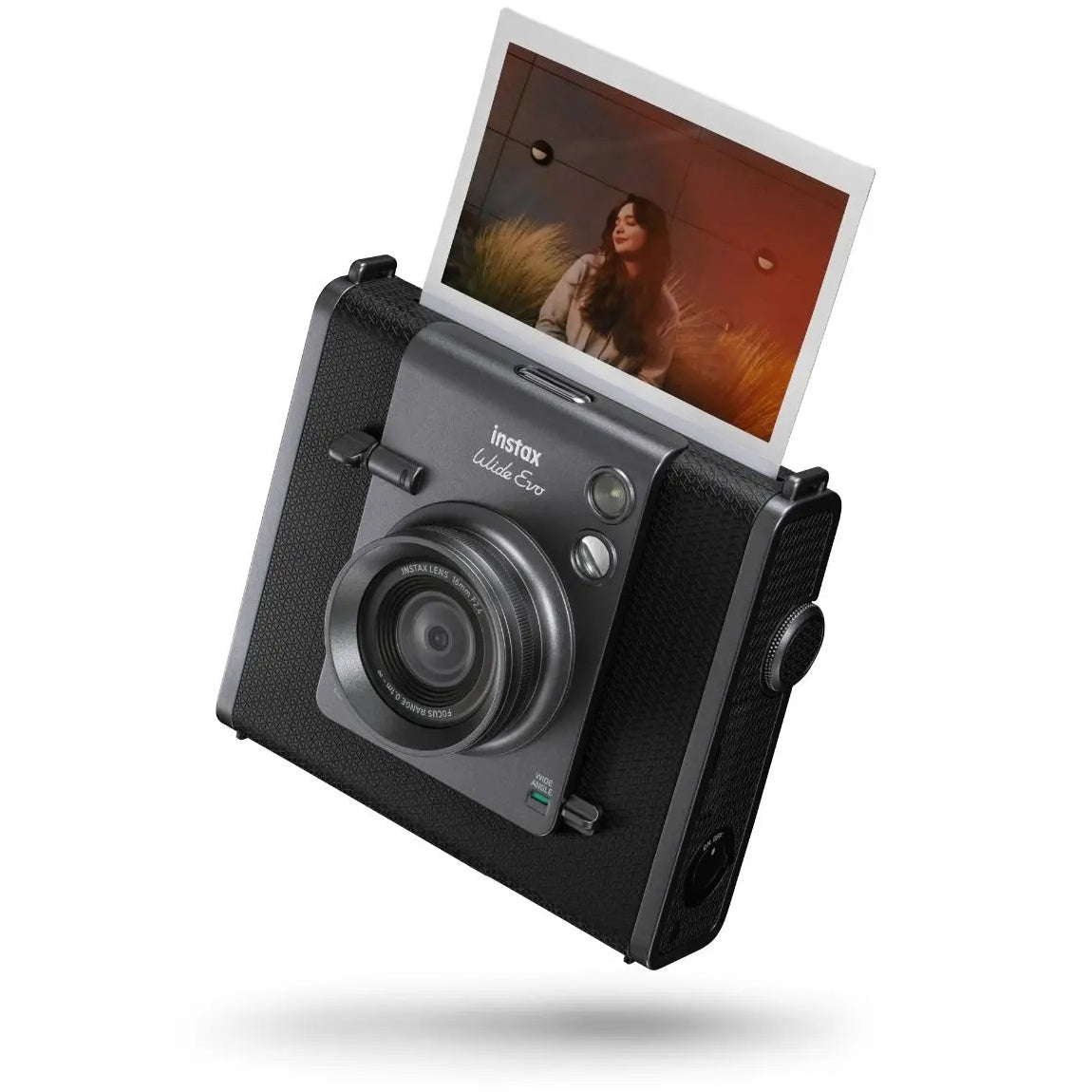 Fujifilm Instax Wide Evo Hybrid Instant Camera - Black