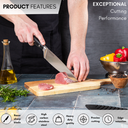 Professional High Carbon Steel Kitchen Knife (Multiple Variants), Nuovva