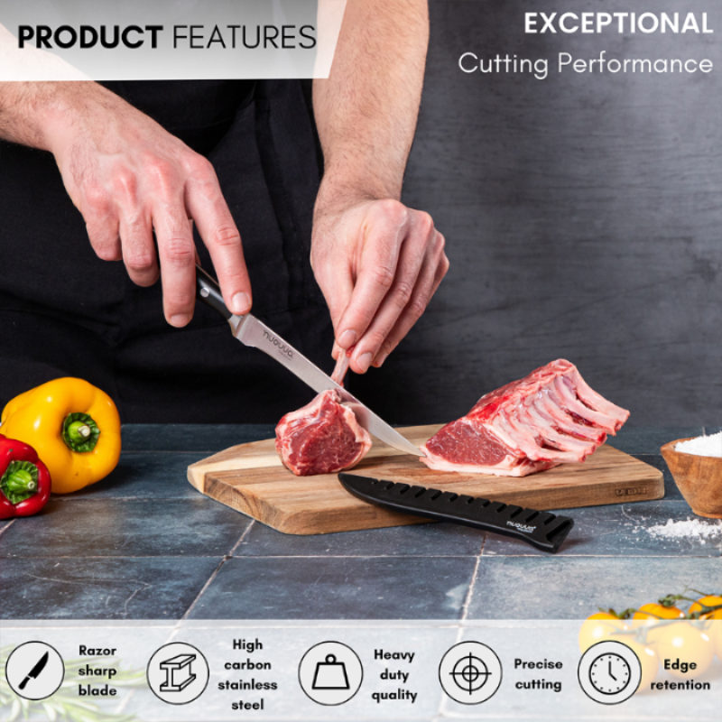 Professional High Carbon Steel Kitchen Knives (Single Knives & Sets), Nuovva