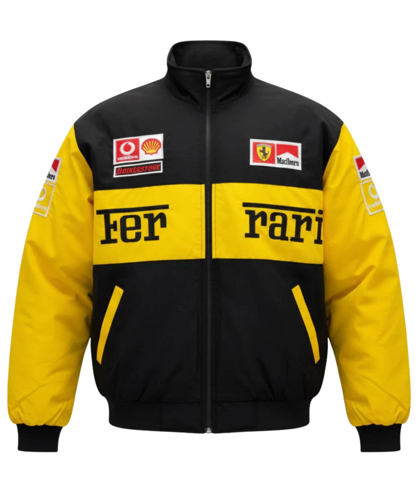 Ferrari Yellow Vintage Racing Jacket