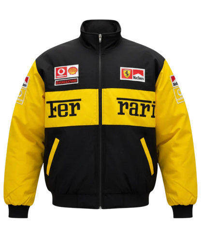 Ferrari Yellow Vintage Racing Jacket