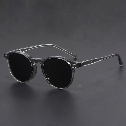 Essantials | Men's Sunglasses RetroView – Round Tortoiseshell Glasses with Lightweight Frame