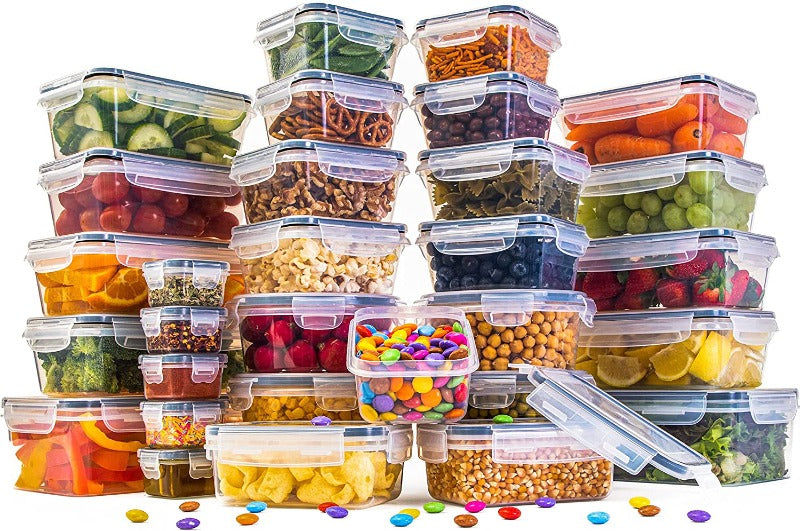 Airtight Food Storage Container Set (8, 12, 20 & 30 Piece), Nuovva