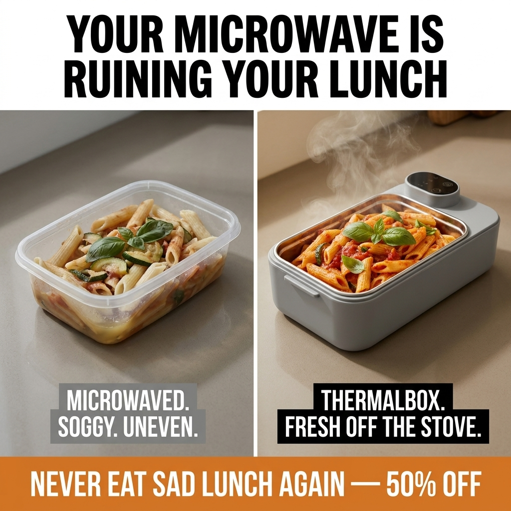 The Self-Heating Lunch Box - ThermalBox