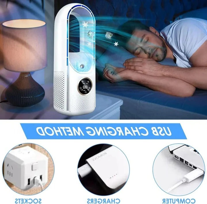 Essantials | Blade-Free Silent Portable Air Conditioner