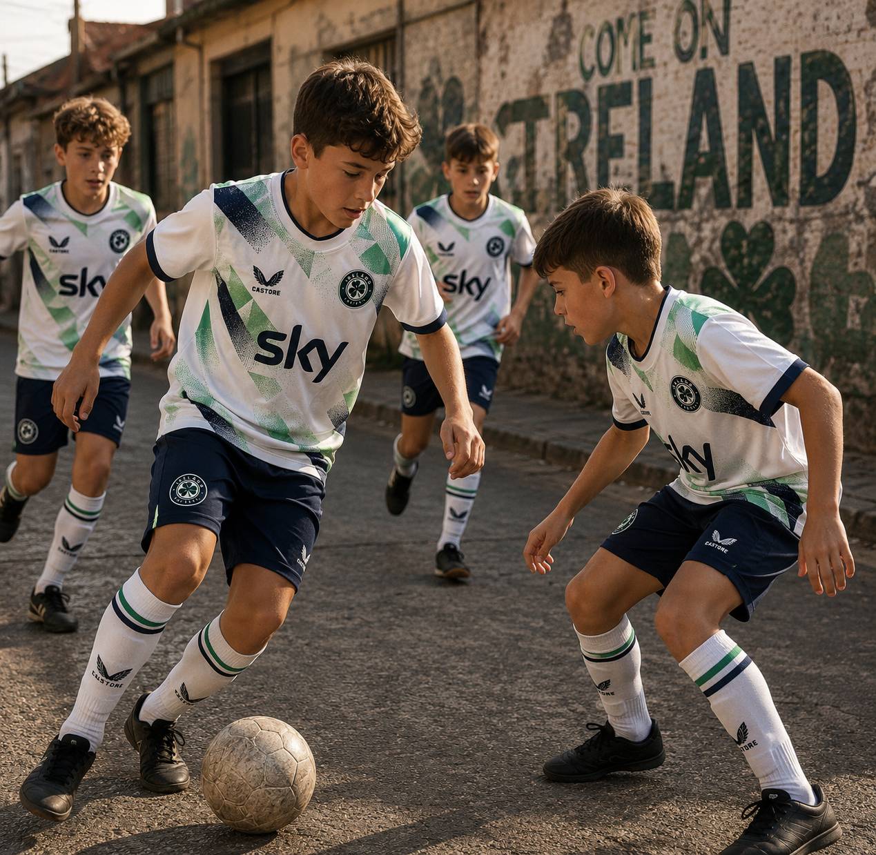 Ireland Away Kids Jersey 2026/2027