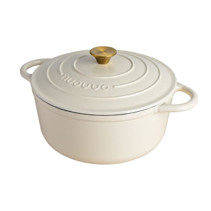 Enamelled Cast Iron Dutch Oven Casserole Pot, Nuovva