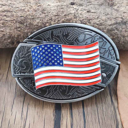 Essantials | Metal Oval Cowboys Belt Buckle