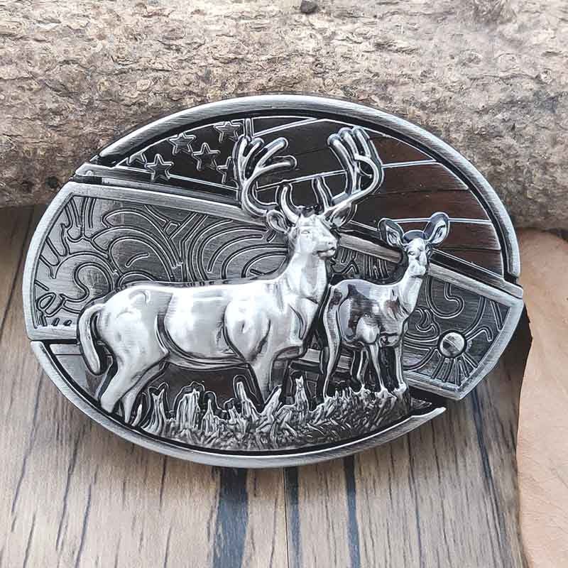 Essantials | Metal Oval Cowboys Belt Buckle