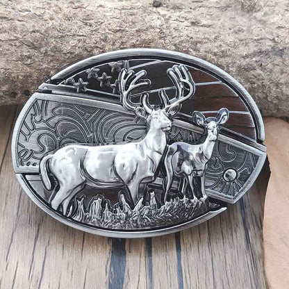 Essantials | Metal Oval Cowboys Belt Buckle