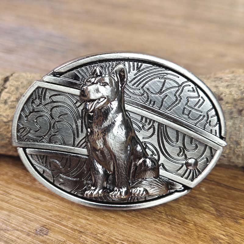 Essantials | Metal Oval Cowboys Belt Buckle