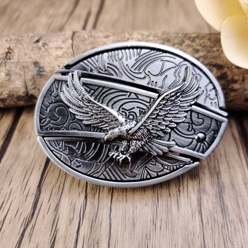 Essantials | Metal Oval Cowboys Belt Buckle