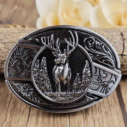 Essantials | Metal Oval Cowboys Belt Buckle