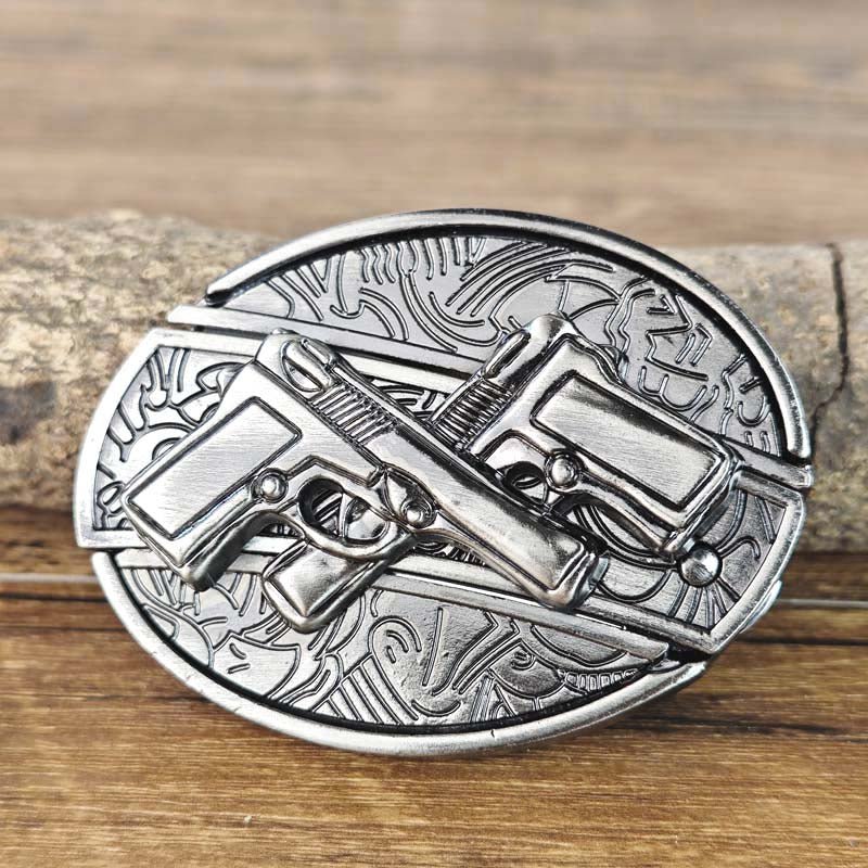 Essantials | Metal Oval Cowboys Belt Buckle