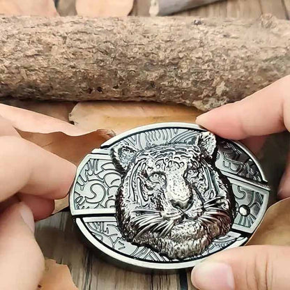 Essantials | Metal Oval Cowboys Belt Buckle