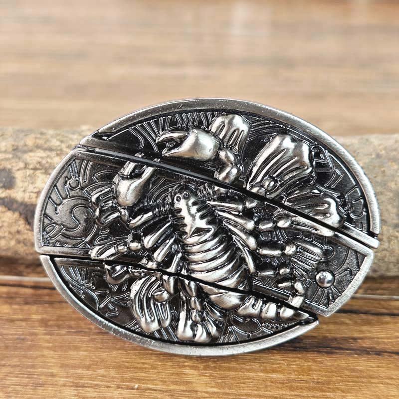 Essantials | Metal Oval Cowboys Belt Buckle