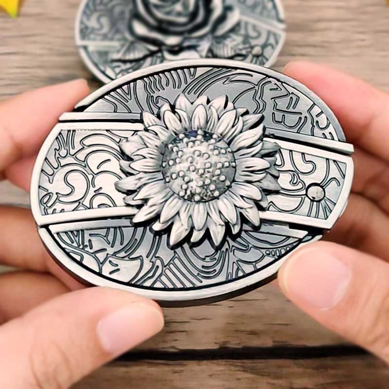 Essantials | Metal Oval Cowboys Belt Buckle
