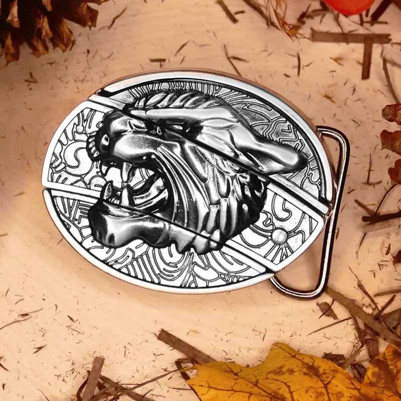 Essantials | Metal Oval Cowboys Belt Buckle
