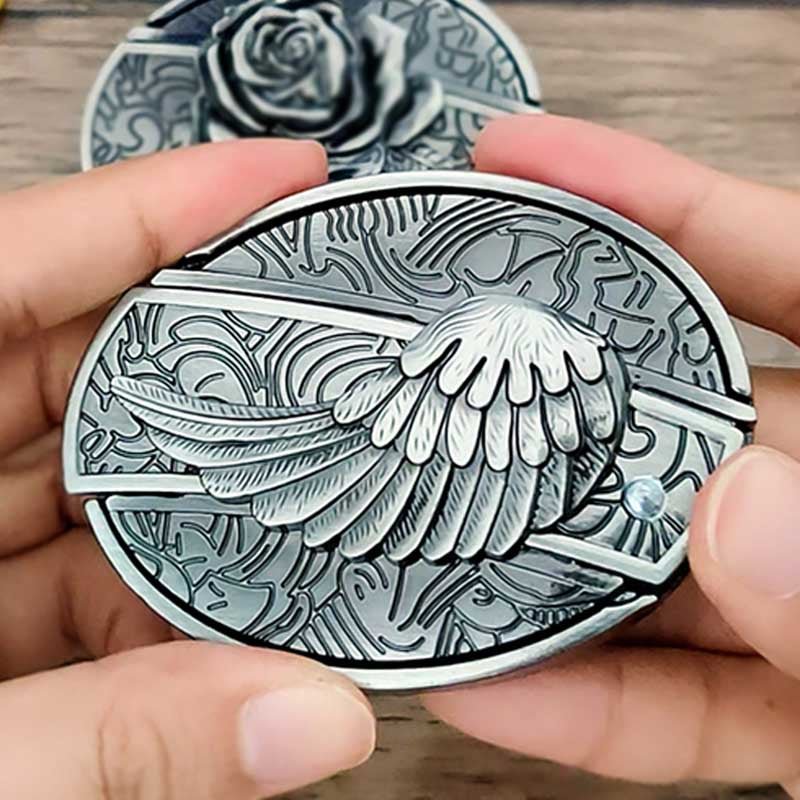 Essantials | Metal Oval Cowboys Belt Buckle