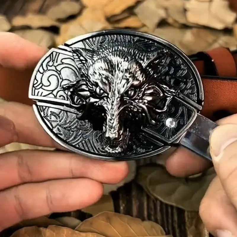 Essantials | Metal Oval Cowboys Belt Buckle