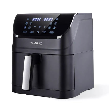 6.5L Dual Compartment Air Fryer Oven with 10 Preset Cooking Functions – 1500W, Nuovva