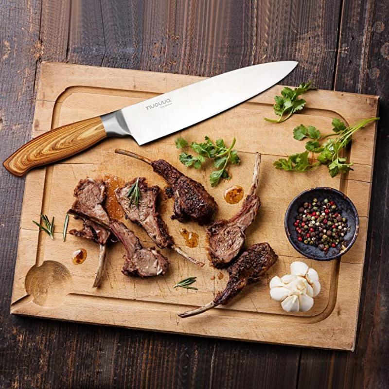 7-Piece  Kitchen Knife Set with Rotating Block, Nuovva
